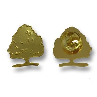 STAMPED METAL BADGE - 25MM