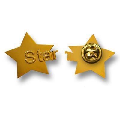 STAMPED METAL BADGE - 30MM