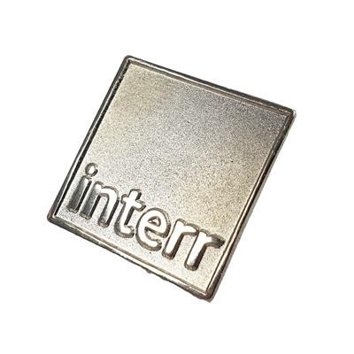 TWO TONE LAPEL PIN, 20MM