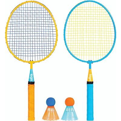 SPORTS CHILDRENS BADMINTON RACKET SET OVERSIZED RACQUET HEAD