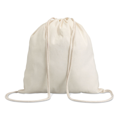 100GR & M² COTTON DRAWSTRING BAG in Brown