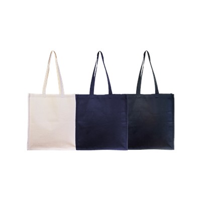 10OZ COTTON SHOPPER TOTE BAG with Gusset