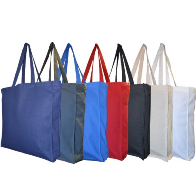10oz DUNHAM DYED COTTON CANVAS BAG BIODEGRADABLE with Gusset