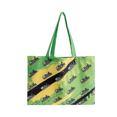 12 OZ SUBLIMATED STURDY POLY CANVAS TOTE BAG (18