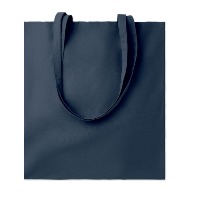 140GR & M² COTTON SHOPPER TOTE BAG in Blue