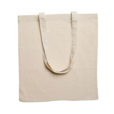 140GR & M² COTTON SHOPPER TOTE BAG in Brown