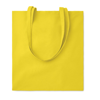 140GR & M² COTTON SHOPPER TOTE BAG in Yellow