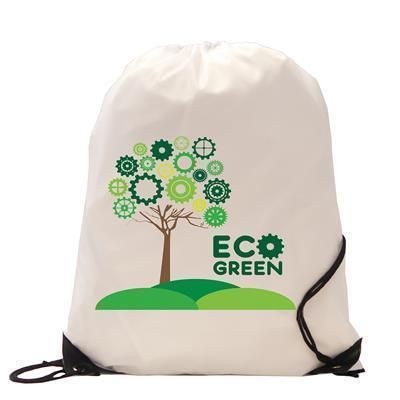 210D CHILDRENS RECYCLABLE BURTON POLYESTER GYMSACK DRAWSTRING BAG