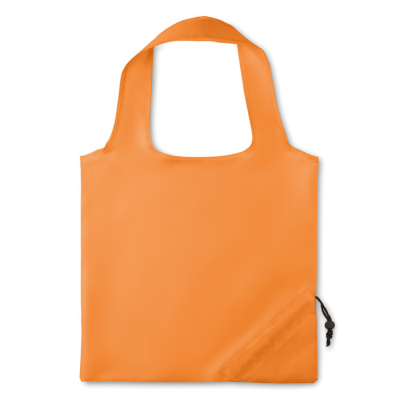 210D POLYESTER FOLDING BAG in Orange