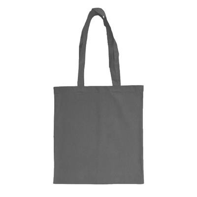 5OZ RECYCLED COTTON SHOPPER TOTE BAG in Grey