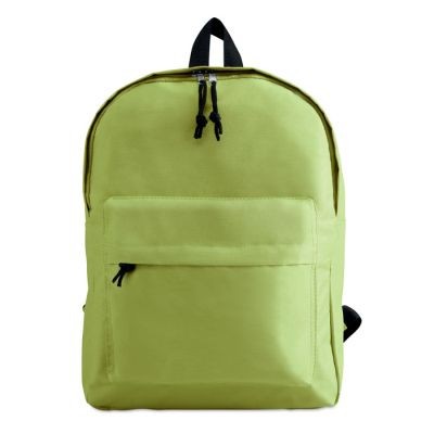 600D POLYESTER BACKPACK RUCKSACK in Green