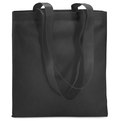 80GR & M² NONWOVEN SHOPPER TOTE BAG in Black