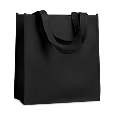80GR & M² NONWOVEN SHOPPER TOTE BAG in Black