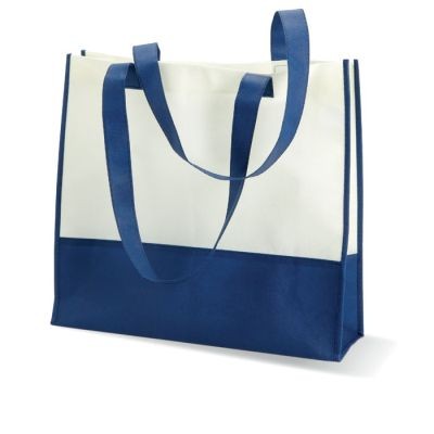 80GR & M² NONWOVEN SHOPPER TOTE BAG in Blue
