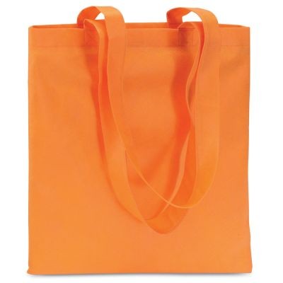 80GR & M² NONWOVEN SHOPPER TOTE BAG in Orange