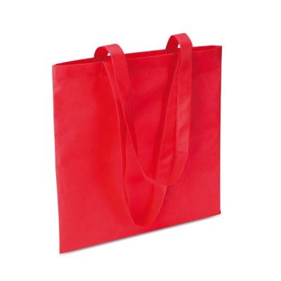80GR & M² NONWOVEN SHOPPER TOTE BAG in Red