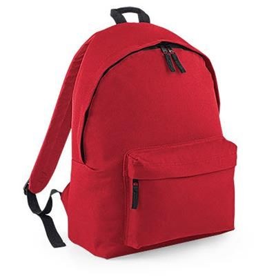 ADLINGTON 600D POLYESTER BACKPACK RUCKSACK RUCKSACK in Red - PROMOTIONAL CORPORATE GIFT