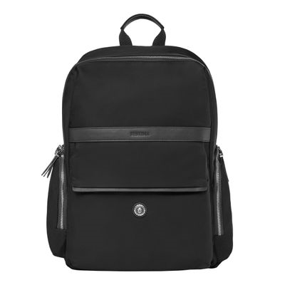 BACKPACK RUCKSACK BUTTON BLACK