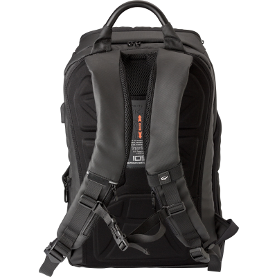 BACKPACK RUCKSACK with Laptop Pocket & USB Port in Black