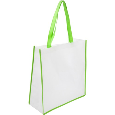 BAG with Colour Trim in Lime