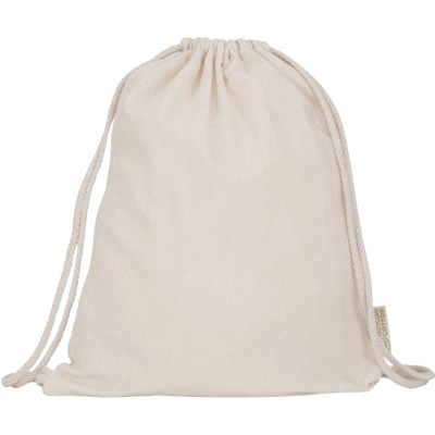 BOBBY RECYCLED COTTON DRAWSTRING BACKPACK RUCKSACK TOTE BAG