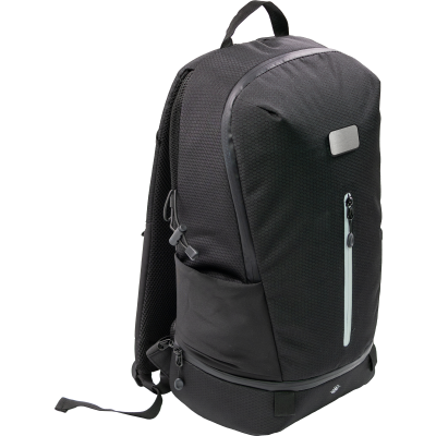 BRANDCHARGER RPET BACKPACK RUCKSACK in Black