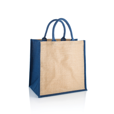 BRECON JUTE REUSABLE ECO BAG with Wipe Clean Interior