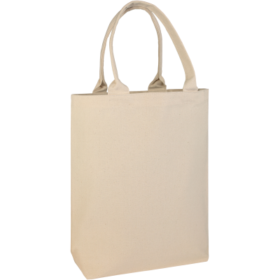 BUCKLAND ECO 10OZ COTTON CANVAS SHOPPER TOTE in Natural