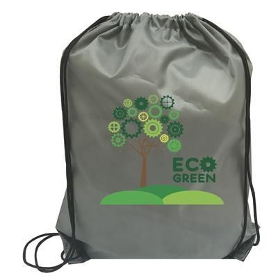 BURTON RECYCLABLE POLYESTER DRAWSTRING GYMSAC BAG in Light Blue