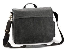 CANVAS LAPTOP MESSENGER BAG