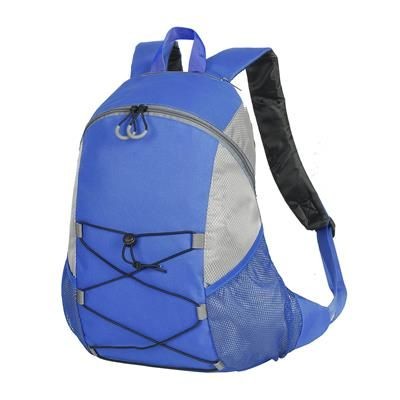 CHESTER BACKPACK RUCKSACK in Royal & Pale Grey