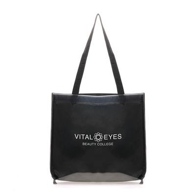 CLEAR TRANSPARENT FABRIC SHOPPER - PROMOTIONAL CORPORATE GIFT