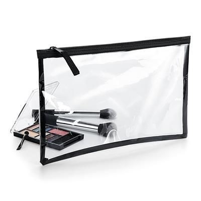 CLEAR TRANSPARENT TRANSPARENT ZIP POUCH BAG - PVC FREE