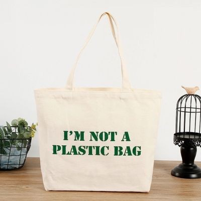 COTTON CANVAS TOTE BAG