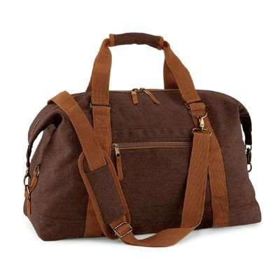 COTTON CANVAS TRAVEL BAG