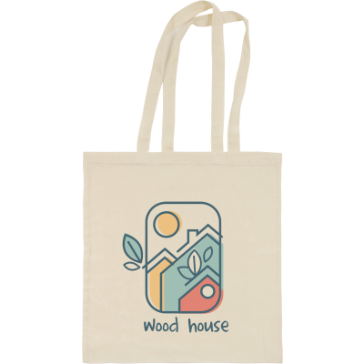 COTTON SHOPPER TOTE BAG