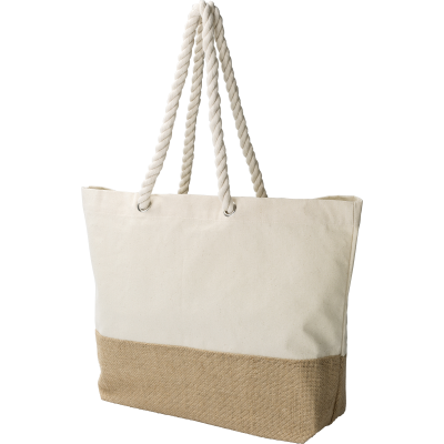 COTTON SHOPPER TOTE BAG