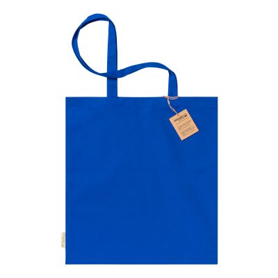 COTTON SHOPPER TOTE BAG in Blue