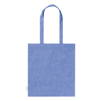 COTTON SHOPPER TOTE BAG in Blue