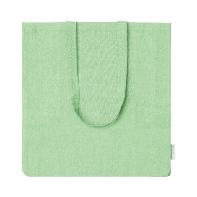 COTTON SHOPPER TOTE BAG in Green