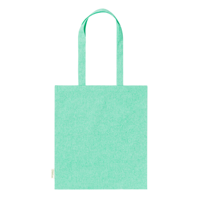 COTTON SHOPPER TOTE BAG in Green