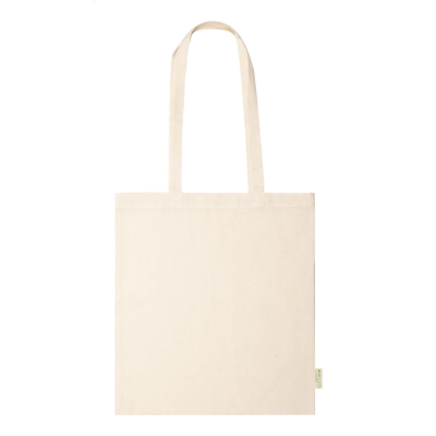 COTTON SHOPPER TOTE BAG in Natural