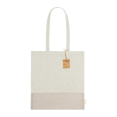 COTTON SHOPPER TOTE BAG in Natural