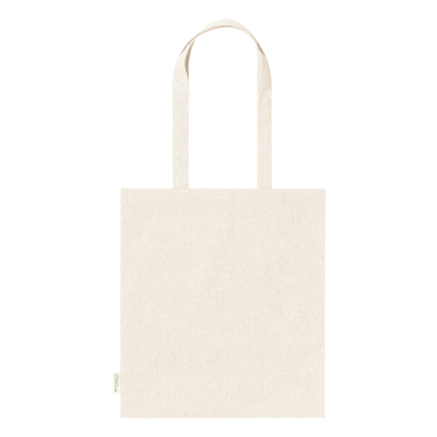 COTTON SHOPPER TOTE BAG in Natural