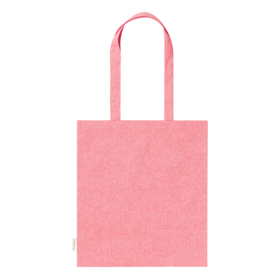 COTTON SHOPPER TOTE BAG in Red