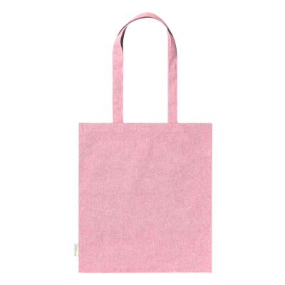 COTTON SHOPPER TOTE BAG in Rose