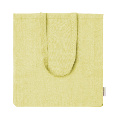COTTON SHOPPER TOTE BAG in Yellow