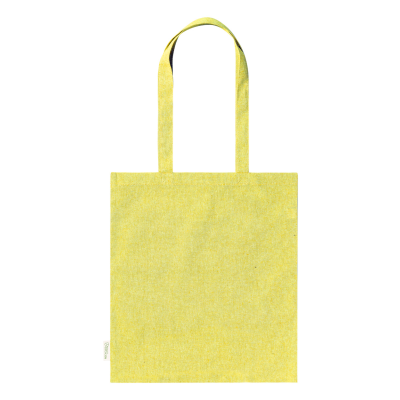 COTTON SHOPPER TOTE BAG in Yellow