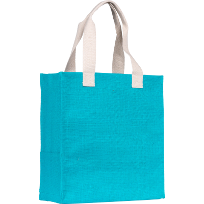DARGATE ECO JUTE TOTE BAG in Blue Bright