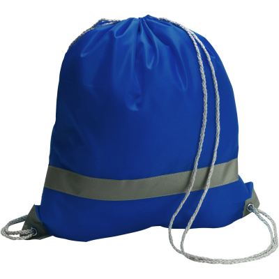 DRAWSTRING BAG in Cobalt Blue